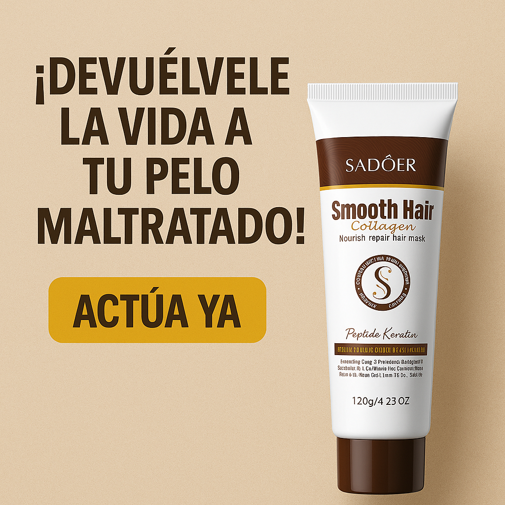 Mascarilla Capilar Smooth Hair Collagen - Sadoer - ORIGINAL.